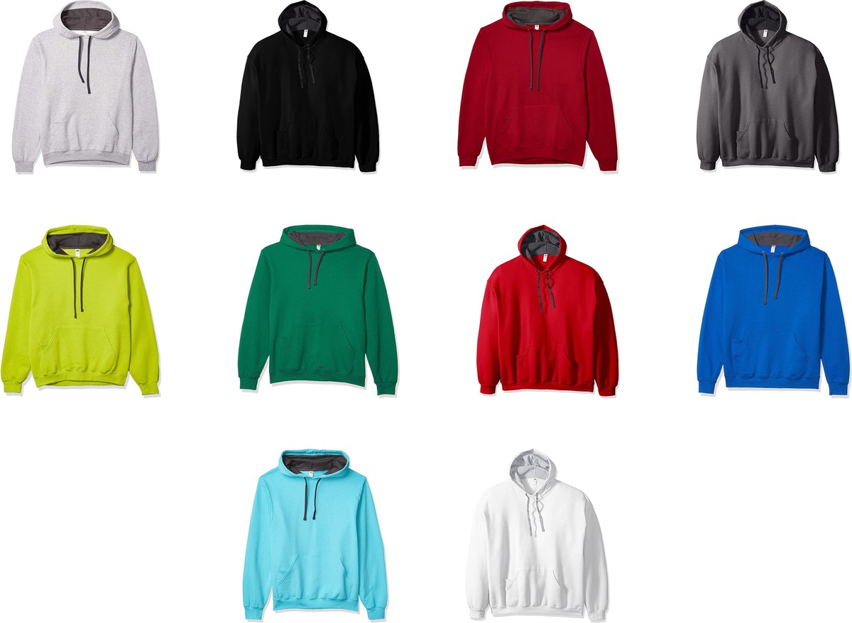 Fruit of the Loom Men's EverSoft Fleece Pullover Hoodie Sweatshirt