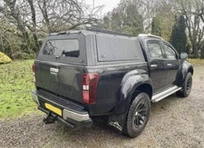 Isuzu D-Max Mk2 2012+ Rear Canopy Hardtop Double Cab Metal Black 4x4 Heavy Duty