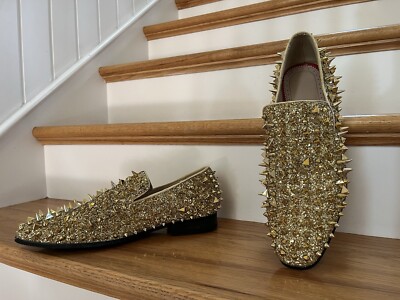 slim fit dress slacks Glitter