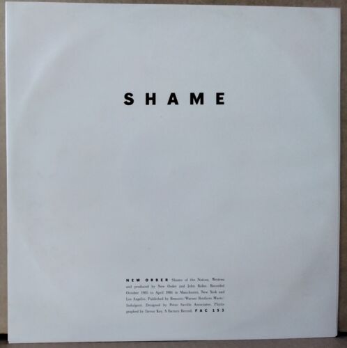 NEW ORDER - STATE OF THE NATION 1986 FACTORY RECORDS FAC 153 AUS 12"SG - Picture 3 of 4