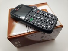 Mint UNLOCKED Boxed Black TTfone Mars TT400 Mobile Seniors Phone SOS Loud