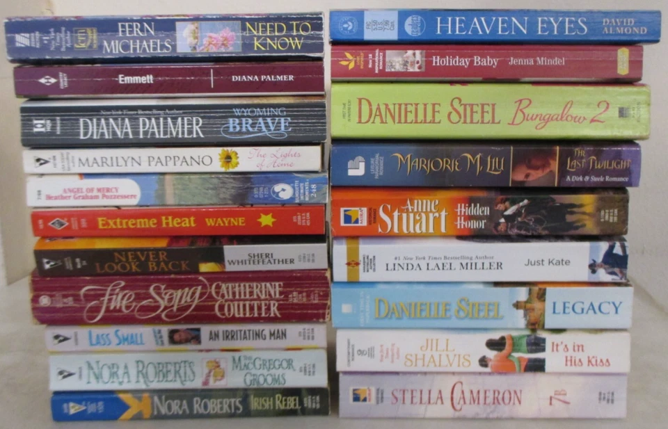 Nora Roberts / Danielle Steel / Romance Mass Market Paperbacks Lot of 44 - Image 2 of 4