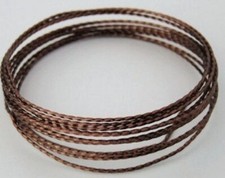 8 Feet Non Tarnish Vintage Bronze 18 Gauge Twisted SQUARE Wrapping Wire