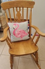 BEAUTIFUL PINE ROCKING CHAIR NURSERY FROM THE OLD CREAMERY FURNITURE 