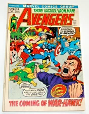 The Avengers #98 April 1972 20¢ price Comic Book Marvel Comics Group C111
