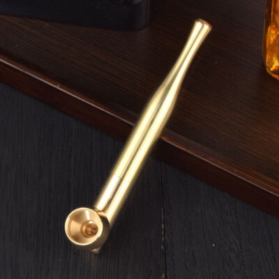 Vintage Solid Brass Tobacco Pipe Adjustable Filter Tip Reusable Cyclic Filter