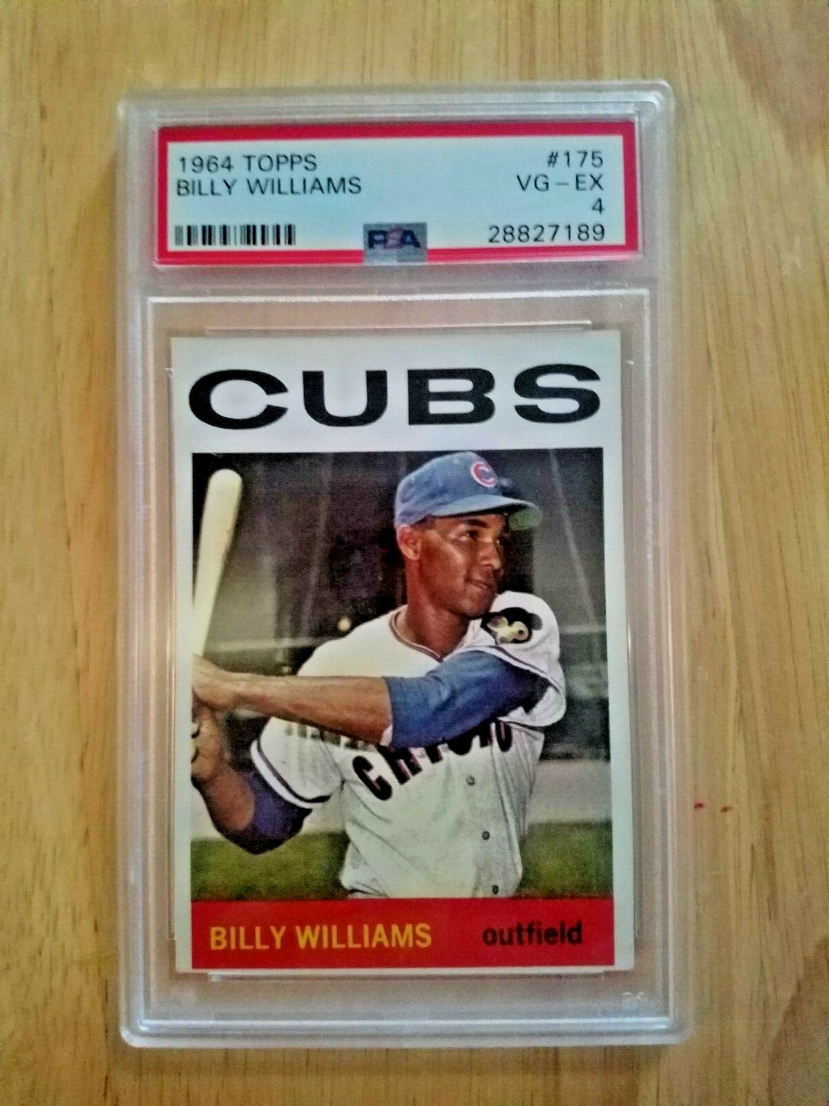 1964 TOPPS #175 - BILLY WILLIAMS - PSA 4 VG-EX cubs
