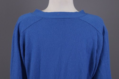 JIL SANDER Blue Button Cashmere Knitted Long Cardigan Sweater Size 40 - Picture 8 of 15