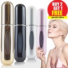 Refillable Perfume Atomiser 5 ml Spray Pump Portable Bottles Ideal for Travel
