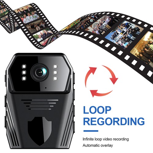 Mini Body Camera 1080P Portable Night Vision Police Cam Video Recorder Camcorder - Picture 11 of 15