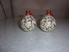 Lenox Christmas Ball Ornament Salt and Pepper Shakers w/Red Rhinestones-Set of 2 — photo 2