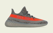 Adidas Yeezy Boost 350 Beluga Reflective Size 5-10.5 NEW GW1229 Grey Solar Red
