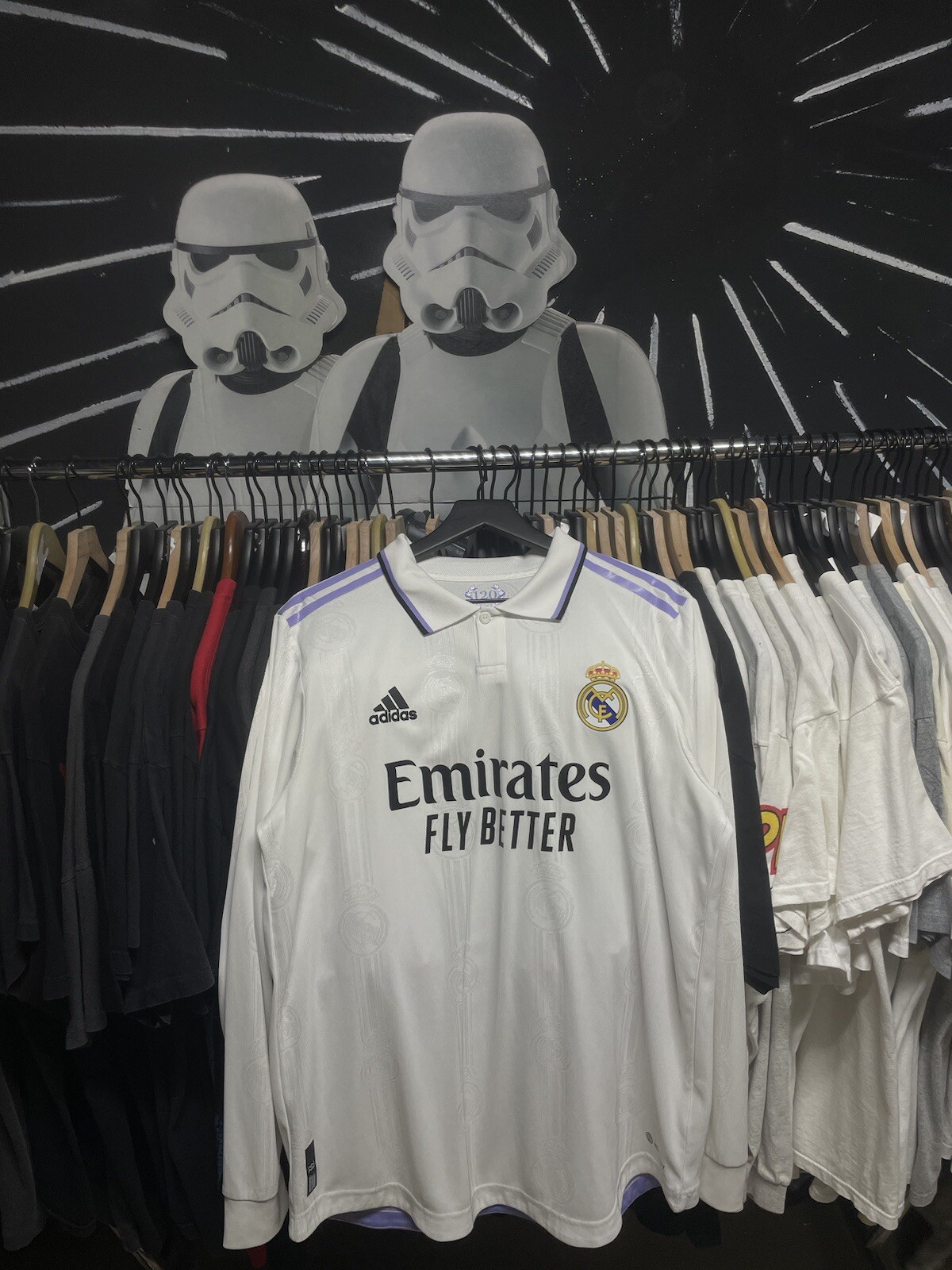 Real Madrid Long Sleeve Jersey 22/23 Large