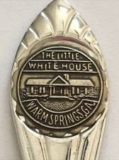 Vintage Souvenir Spoon US Collectible The Little White House Warm Springs GA