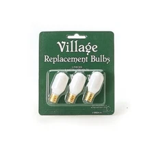 Department 56 Village Accessories, Replacement Bulbs - Set of 3 (56.99244)