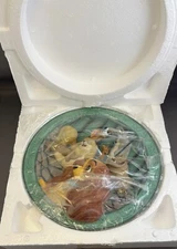 Disney 3D Relief Plate Lady And The Tramp He's A Tramp 3847/7500 New With Box