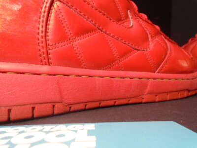 2008 NIKE SB DUNK HIGH SUPREME OLYMPIC QUILTED TRUE RED OCTOBER