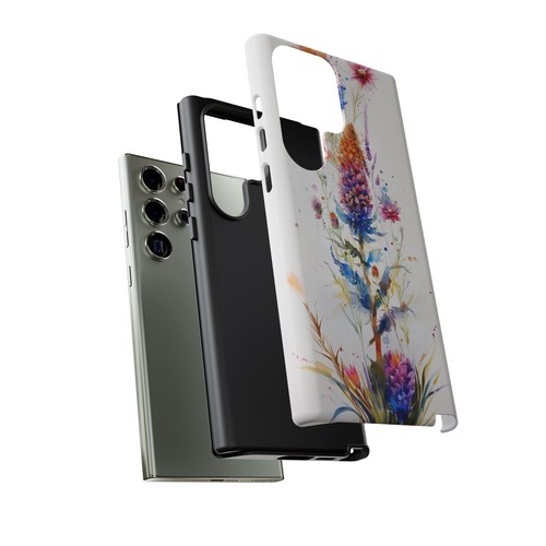For iPhone | Samsung Galaxy | Pixel Phone Case - Abstract Lavender Flower - 第 177/256 張圖片