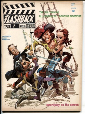 MAG: Flashback Magazine #2  6/1972- Jack Davis cover- Busby Berkeley