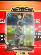 Jackson Goddard 2018 Bowman Chrome Draft 1st Bowman REFRACTOR RC BDC-147 18B3