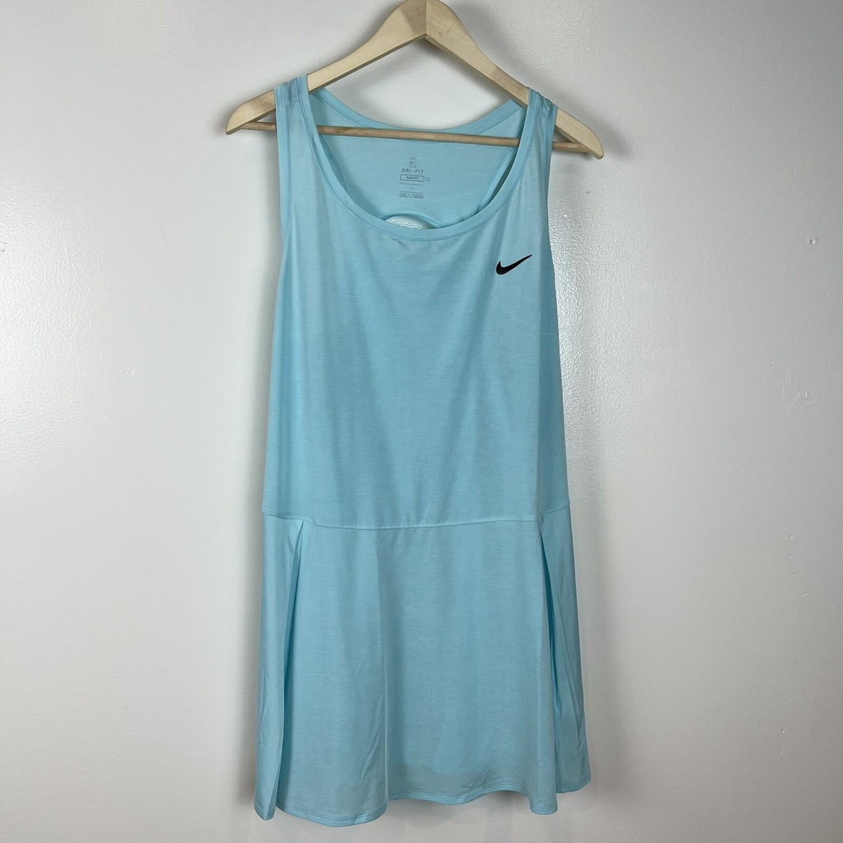blue nike tennis dress NikeCourt Slam New York Women's Dri-FIT Tennis Dress