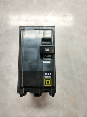 New Square D Qo 30 Amp 2 Pole Standard Trip Circuit Breaker 120//240V Q0230