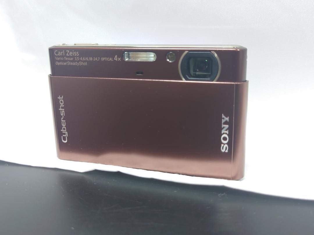 Excellent+++++SONY DSC-T77 Digital Camera Brown Cyber Shot 4.0x