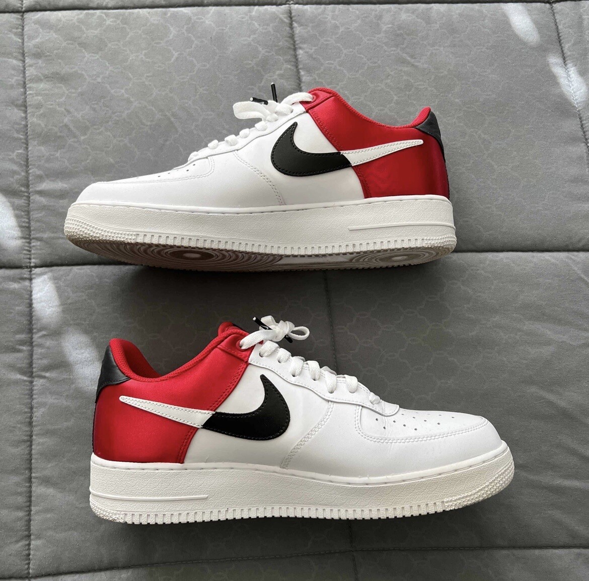 Size 12 - Nike Air Force 1 '07 LV8 x NBA Red | eBay