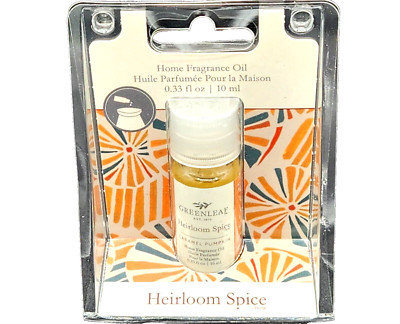 Greenleaf Home Fragrance Oil Heirloom Spice Caramel Pumpkin scent New