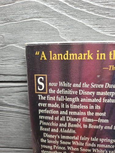 Walt Disney's Masterpiece: Snow White & The Seven Dwarfs - Laserdisc USA New - Picture 9 of 10