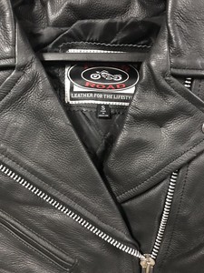 ebay black leather jacket