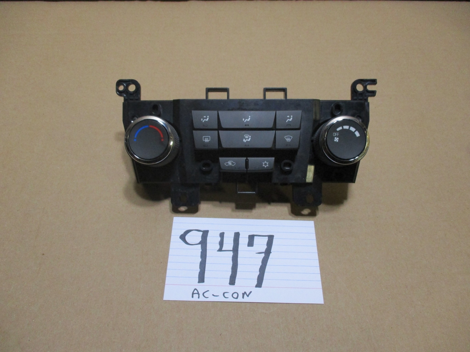 12 13 14 Chevrolet Cruze AC and Heater Control Used Stock #947-AC