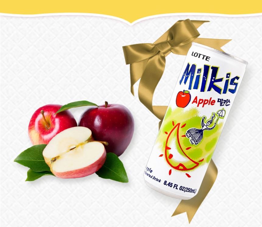 LOTTE MILKIS Korean Milk Soda Water Carbonated Drink, 8.45 fl oz + 6 Pack | eBay