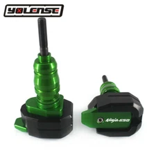 Green CNC Falling Protection Frame Slider Guard For KAWASAKI 2017-2020 NINJA650
