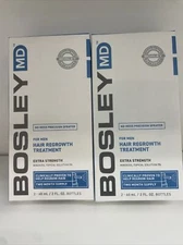 Lot Of 2 BOSLEY MD FOR MEN HAIR REGROWTH TREATMENT 2 X 2floz Per Box EXP 03/2024