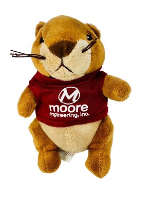Moore Engineering Inc Otter Plush Advertising Stuffed Animal 5 Inch 2017