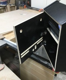 Bartop Arcade Cabinet Kit -  Black, Easy Assembly hardware, Basic Kit 17.75" Wid