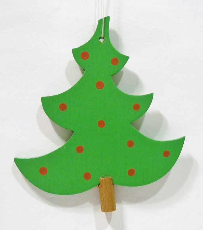 Erzgebirge Germany Christmas Tree Wooden Wood Christian Ulbricht Vntg Ornament