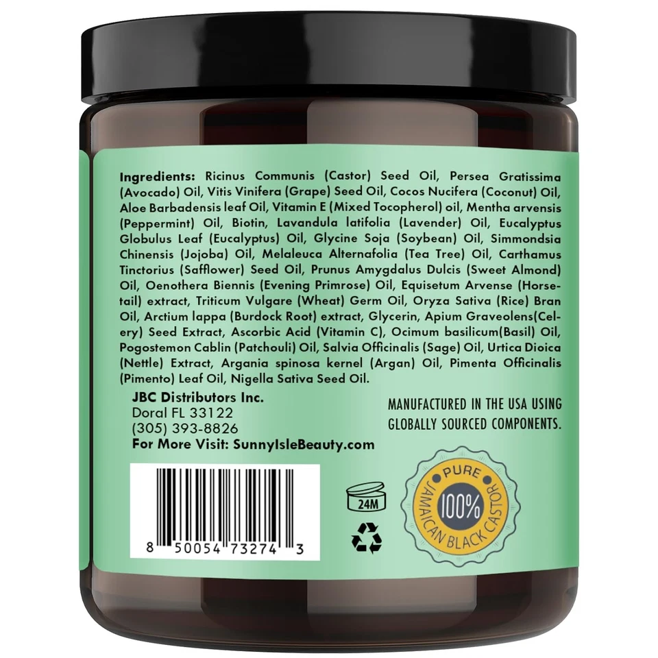 Sunny Isle Lavender Mint Hair and Strong Roots Butter 8oz - Image 3 of 4