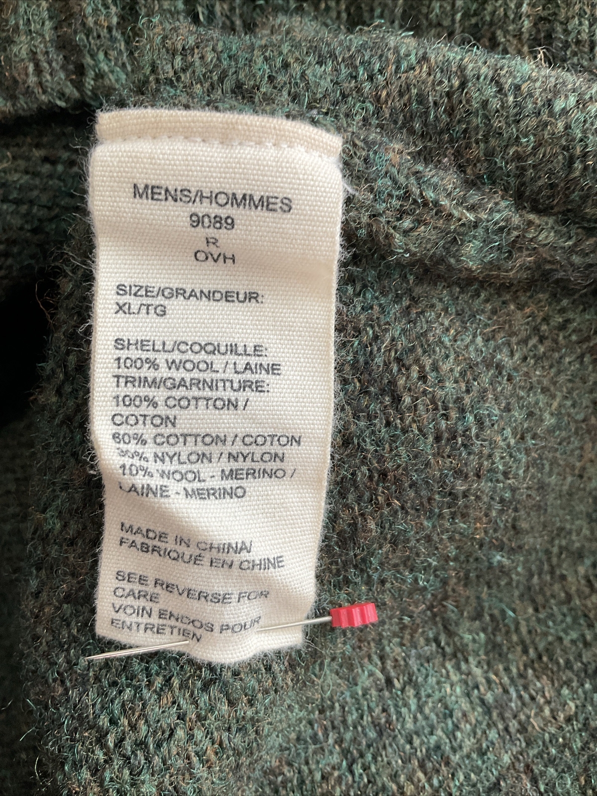 Woolrich Wool Forest Green Henley 3 Button Pullover Sweater Men’s XL eBay