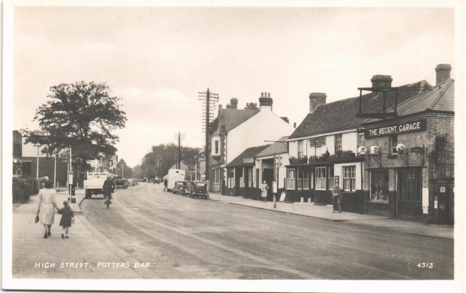 Potters Bar. High Street 4313 in RA Series. The Regent Garage. eBay