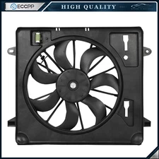 Electric Radiator Fan Assembly For 2007-2007 2008 2009 2010 2011 Jeep Wrangler