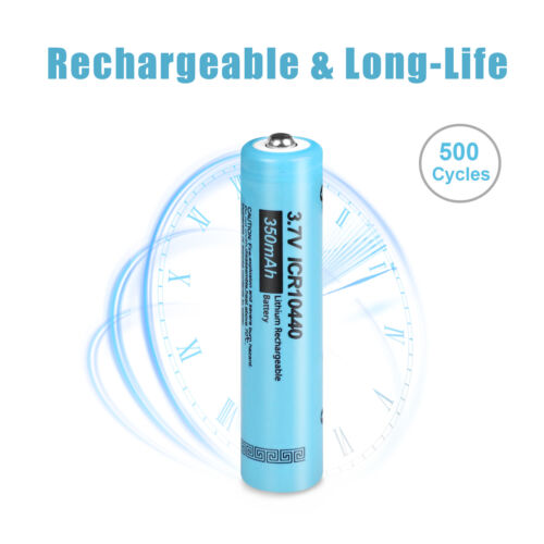 24PCS AAA 10440 Rechargeable 3.7V Lithium Li-Ion Batteries for LED Flashlight - Picture 3 of 5