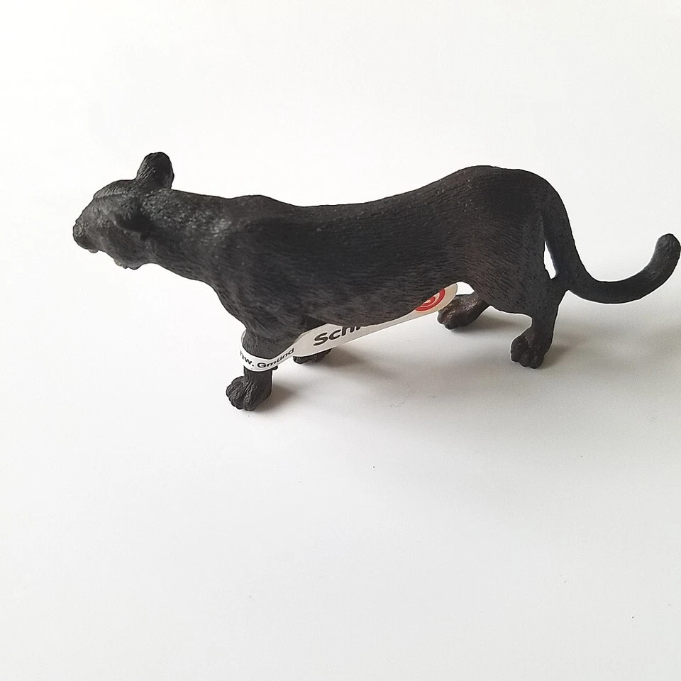 Schleich 14688 - Juguetes de plástico para modelos de animales estáticos de pantera negra de vida silvestre 10*8 cm Foto 3 de 4