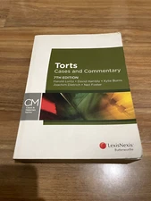 Torts: Cases and Commentary by Joachim Dietrich, David Hambly, Kylie Burns, Neil