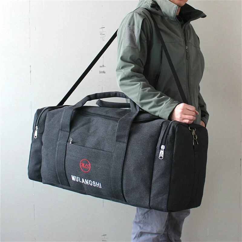 Große Tasche Leinen Reisetasche SPORTS Gepäck Tasche Handgepäck Handtasche Neu - Bild 3 von 4