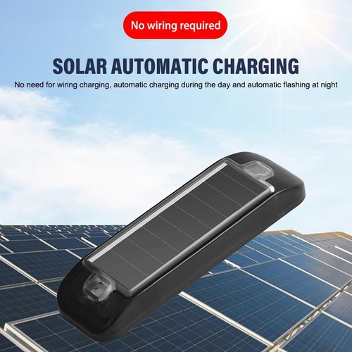 Fake Car Alarm Solar Flash LED Light Deter Theft with AntiTheft System