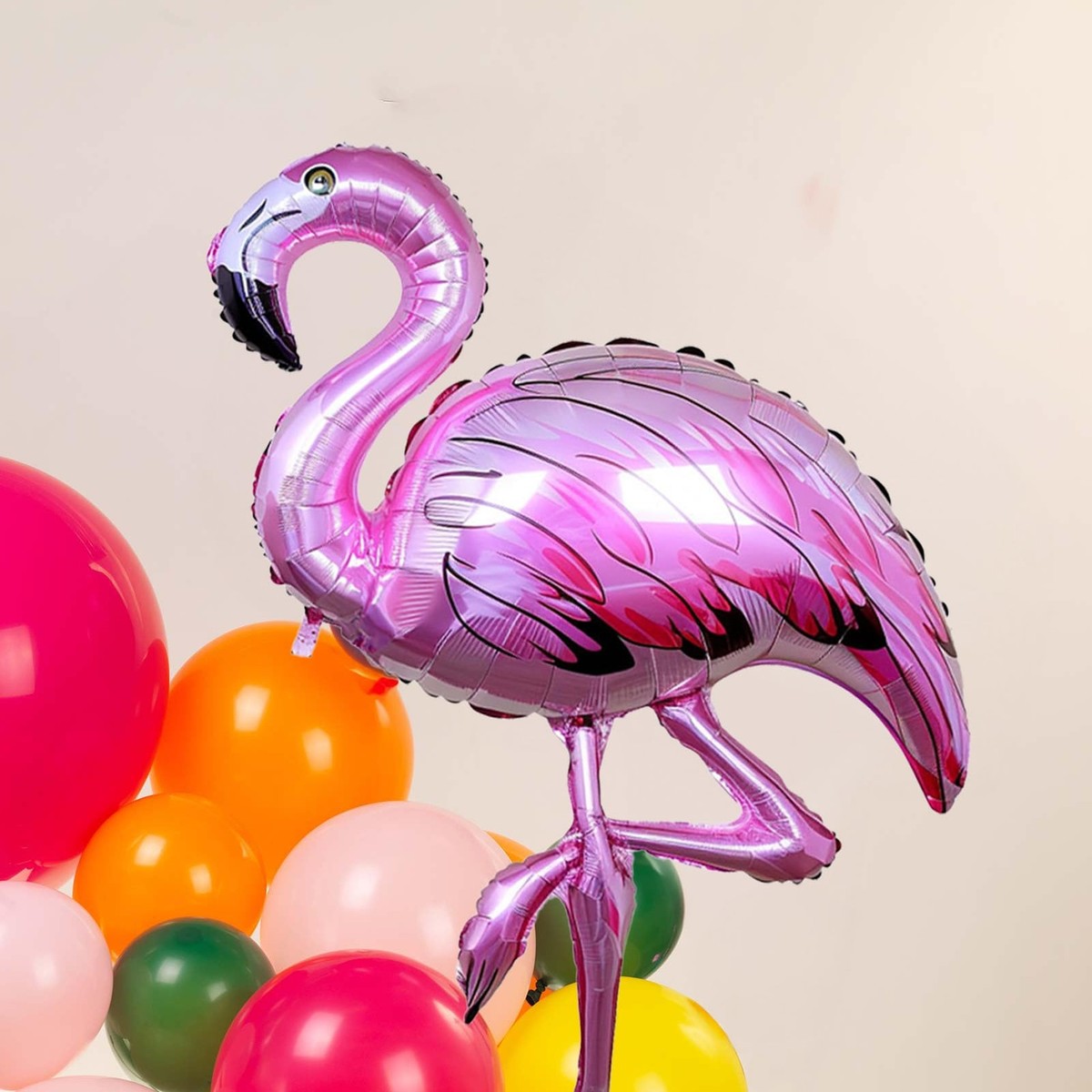 Elegant Flamingo Birthday Foil Balloon 45cm