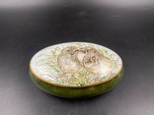 Portagioie porta gioielli soprammobile Gufo Civetta Limoges Collezione d'Art