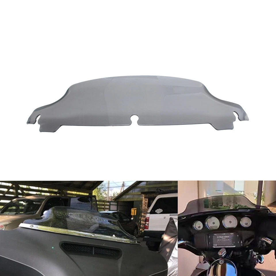 Parabrisas ondulado de 4,5" para triciclo Tri Glide ultra clásico FLHTCUTG 14-24 Foto 2 de 4